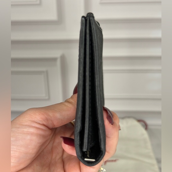 Salvatore Ferragamo Black Leather Long Wallet | Gancini | Authentic | RA COA - Picture 6 of 13